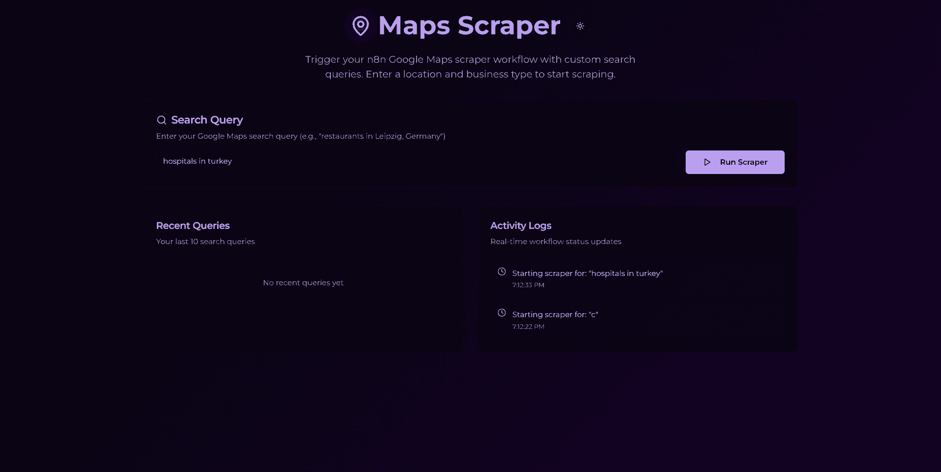 Google Map AI Scrapper